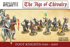 Wargames Atlantic The Age of Chivalry Foot Knights 28mm Fantasy Miniatures