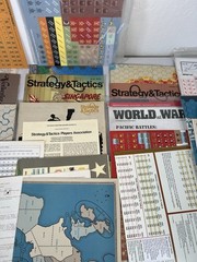 Strategy & Tactics Magazine War Games Bulk Lot Maps Pieces Guides Mixed Lot