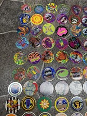 Lot of 106 Various Brands Pog , Slammer Whammers , Cybot Kaps