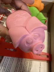 Vintage 1986 Milton Bradley PIG PONG Tabletop Game Complete