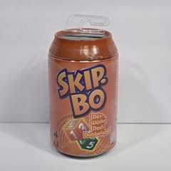 Skip Bo Dice Game – Orange Tin Can Travel Games – Mattel 2011 – International