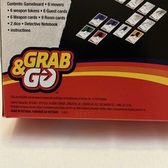 Hasbro Clue Grab & Go Travel Mystery Game 3-6 Players Portable Fun