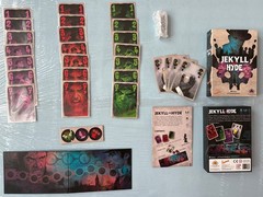 Jekyll and Hyde Board Game. USED.AGES14+ 20MINUTES.MANDOO GAMES