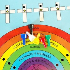 Cadaco Childrens Bible Trivia Board Game 1984 Christian Religious 2100 Questions