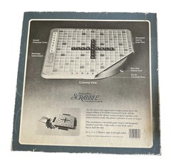 1977 Deluxe Edition Scrabble Game Complete With Turntable in Excellent Condition