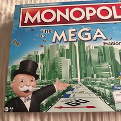 Monopoly – Mega Edition By Milton Bradley Classic Board Game Huge Board!