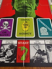 Creature Features Board Game of Horror – Movie Monsters Frankenstein (Complete)