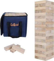 Wooden Giant Tumble Tower Game – 60 Blocks for Thrilling Fun & Skill Development