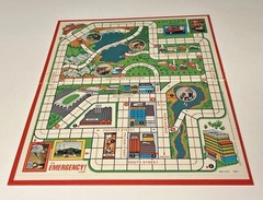 Vintage 1973 Milton Bradley The Emergency! Board Game Incomplete
