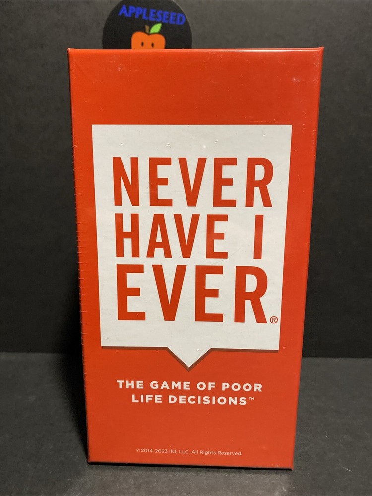 Never Have I Ever Party Card Poor Life Decisions Game Ages 17+ Xmas Fun