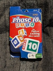 Phase 10 Dice Game NEW Sealed – Blue Storage Tin Fundex 2009
