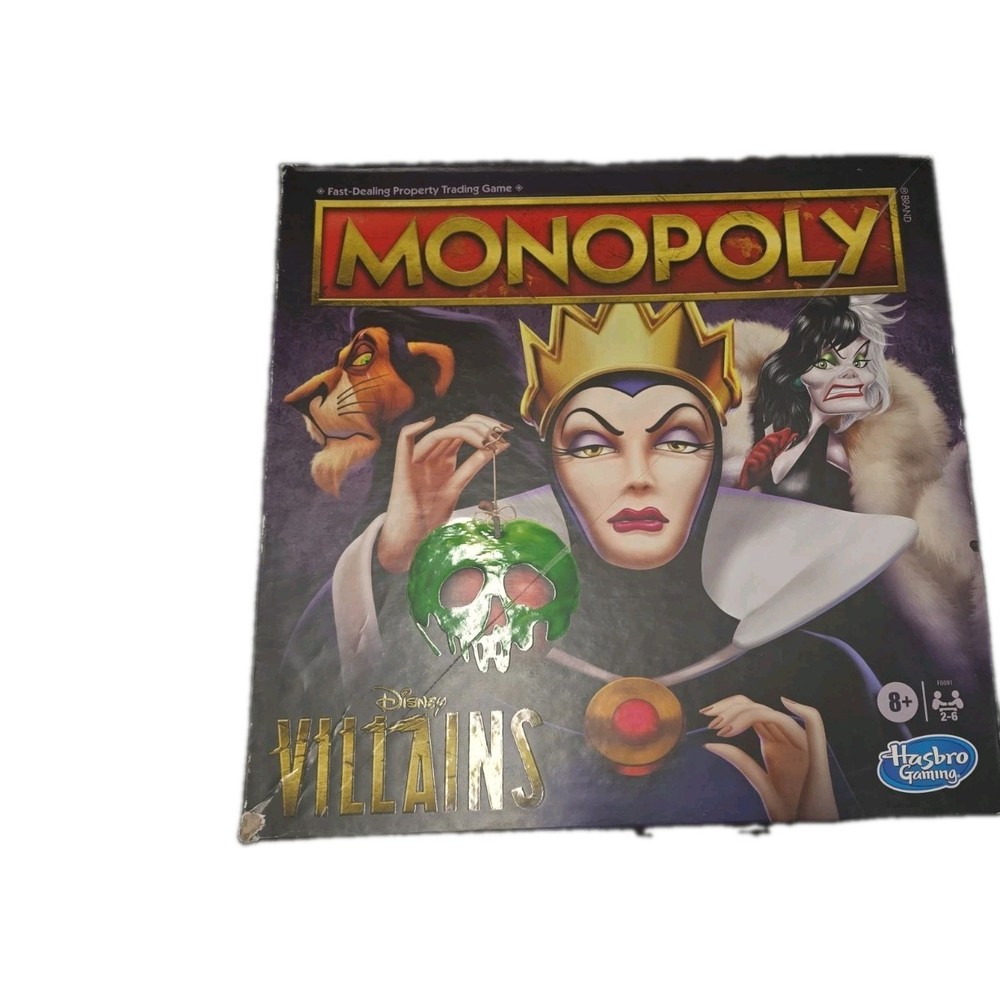 New Monopoly: Disney Villains Edition Board Game Play as Classic Disney Villain