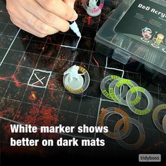 Ultimate DND Battle Set: 3 Double-Sided Mats & 6 Terrains – Waterproof & Compact