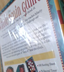 The Whole Brain Game 1999 Creative Mind Games Right Brain Left Brain Ages 11+
