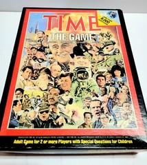Vintage Board Games Time The Game 1983 John N. Hansen Co. Political World Events