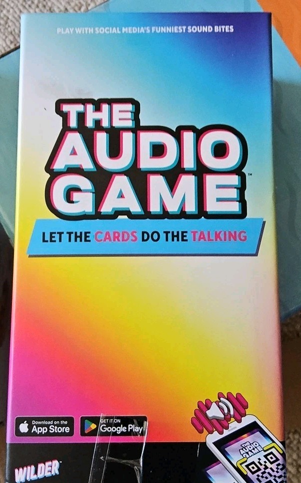 The Audio Game by Wilder Toys NEW Audio App Game 2 to 8 players New In Box