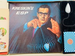 1967 Kreskin’s ESP Game by Milton Bradley Complete in Very Good Cond FREE SHIP