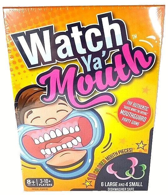 Watch Ya’ Mouth Party Board Game NEW SEALED Ages 8+, 3 to 10 Players