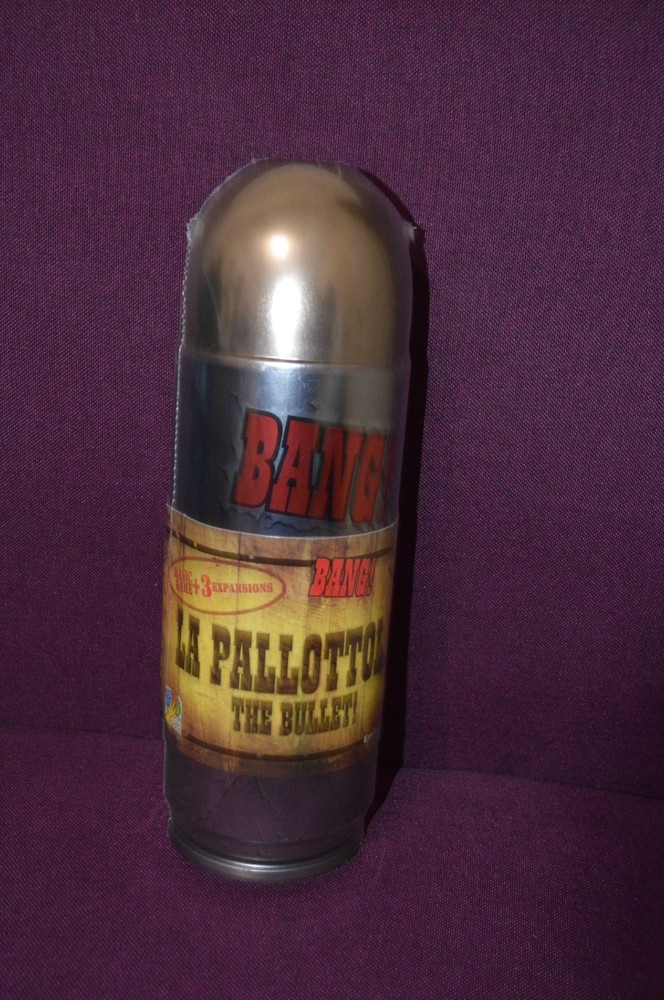 Bang! The Bullet La Pallottola Basic Card Game+3 Expansions Sealed C6