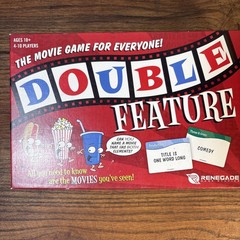 Double Feature Movie Game For Everyone Renegade, ages 10+, 4-10 players
