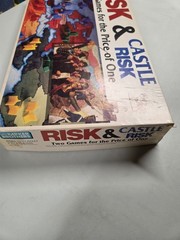 VGC Risk and Castle Risk Board Game 1990 Vintage 2 In 1 Parker Brothers Complete