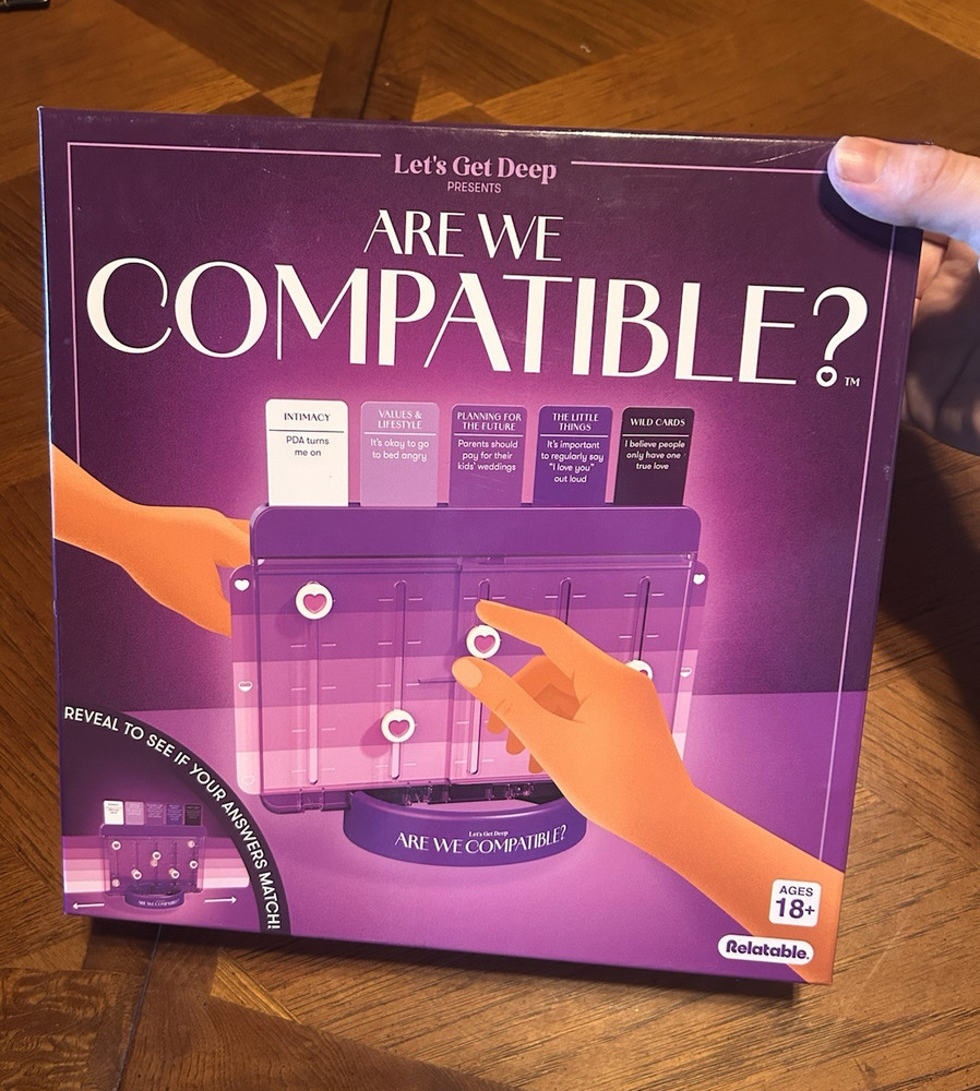 Let’s Get Deep Are We Compatible? Psychology Card Game, 2 Players, Ages 18+