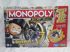MONOPOLY Secret Vault Board Game Hasbro NEW IN BOX SEALED