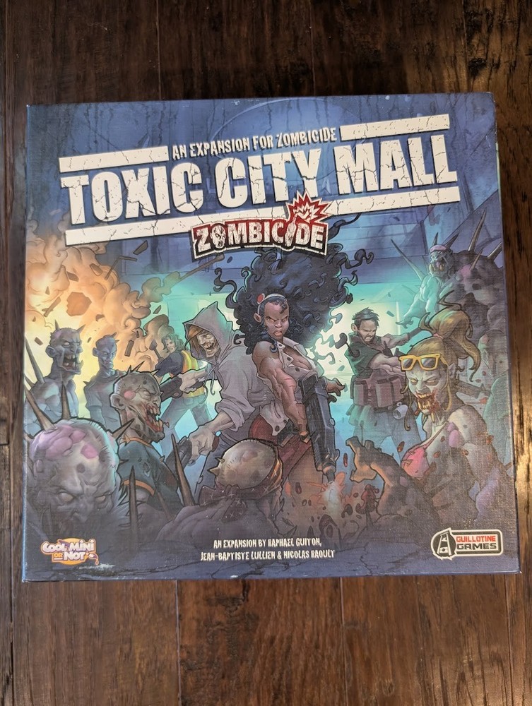 CMON Boardgame Zombicide – Toxic City Mall Expansion Great Condition!!