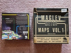 Maglev Metro + Maps Vol. 1 Kickstarter by Bezier Games 2021 sealed original pack