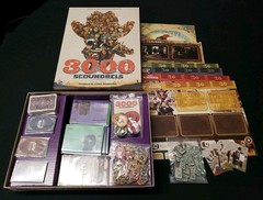 3000 Scoundrels w/ HobbyNext Promo Chips (Board Game, 2022) Unexpected COMPLETE