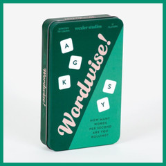 Wordwise Dice Game Vocabulary Party Game Adult Family Game Night Tin Ages 8+