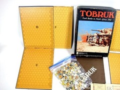 Tobruk AH Avalon Hill Bookcase Game 1975 Punched