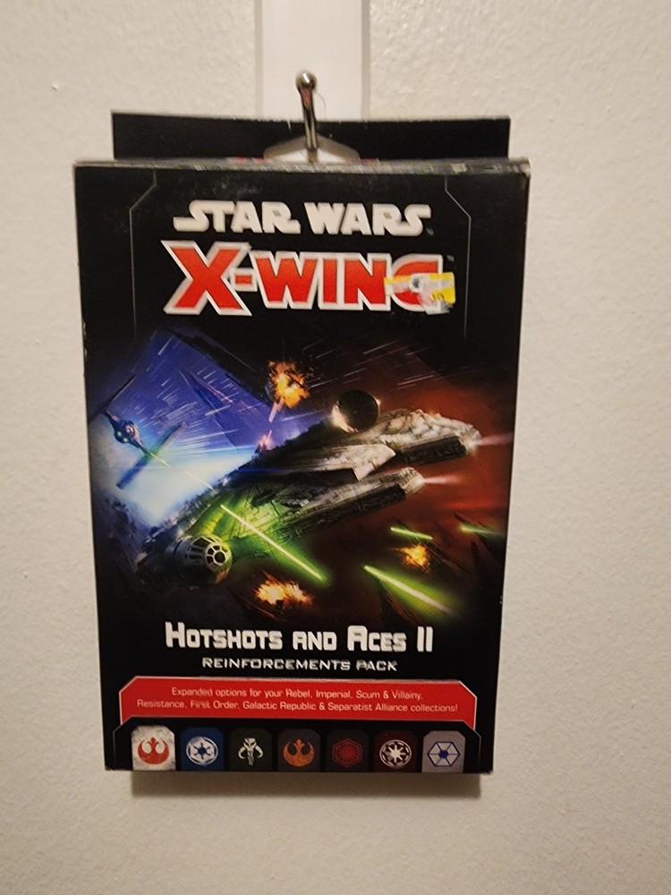 FFG X-Wing 2nd Edition Hotshots and Aces II Reinforcements Pack New