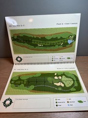 APBA Pro Golf Metro D.C. Professional Golf Course Book Board Game Accessory