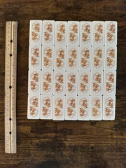 Tournament Large Face-Extra Thick Marblelike Dominoes By:Puremco #1632(Cotton)