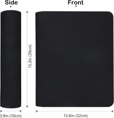 Toploader Binder, Holds 504 Toploaders, 9-Pocket 3 inches x 4 inches, Black
