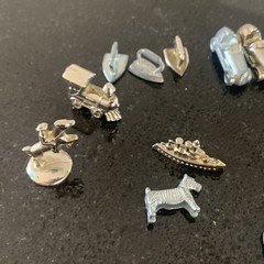 Bulk Lot of Specialty Set Monopoly Game pieces Tokens 16 Pieces