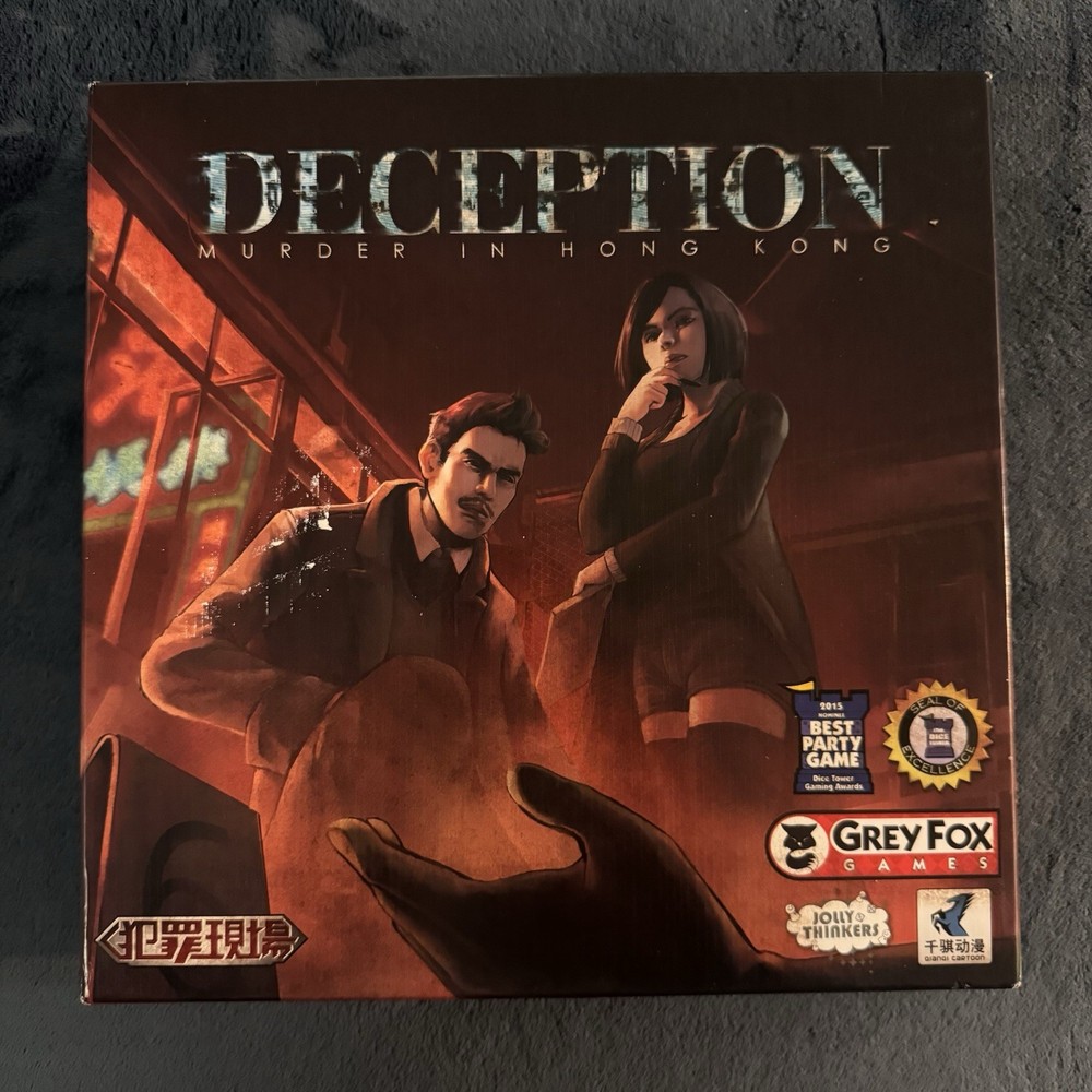 Deception: Murder in Hong Kong – Grey Fox Games 2019 Used Complete
