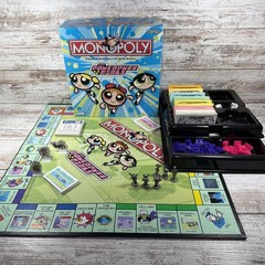 Powderpuff Girls Monopoly Game (2001) Parker Brothers Hasbro (100% Complete)