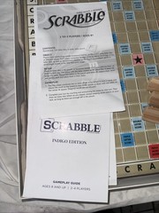 Scrabble Deluxe Edition Rotating Turntable Board Game Vintage 1989