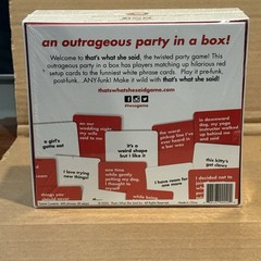 That’s What She Said: Hilarious Adult Party Game with 458 Cards for 4+ Players