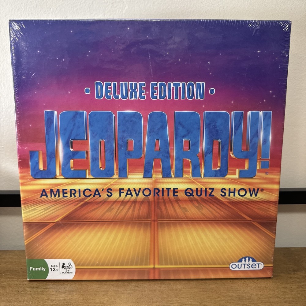 Jeopardy! Deluxe Edition Family Trivia Quiz Board Game 2016 New