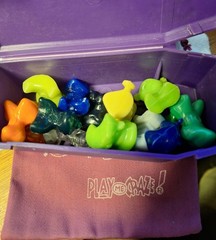 Crazy Bones Authentic Original Lot Of 14 with Coffin & Pouch McDs Toy