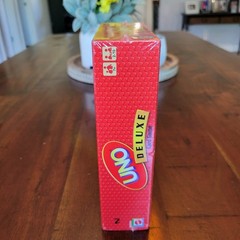 Uno Deluxe Card Game 2007 New Complete Mattel Sealed