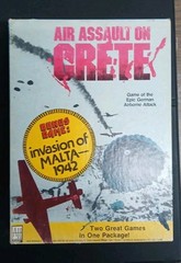 Avalon Hill Air Assault on Crete / Invasion of Malta 1942 AVH823 Unpunched Rare