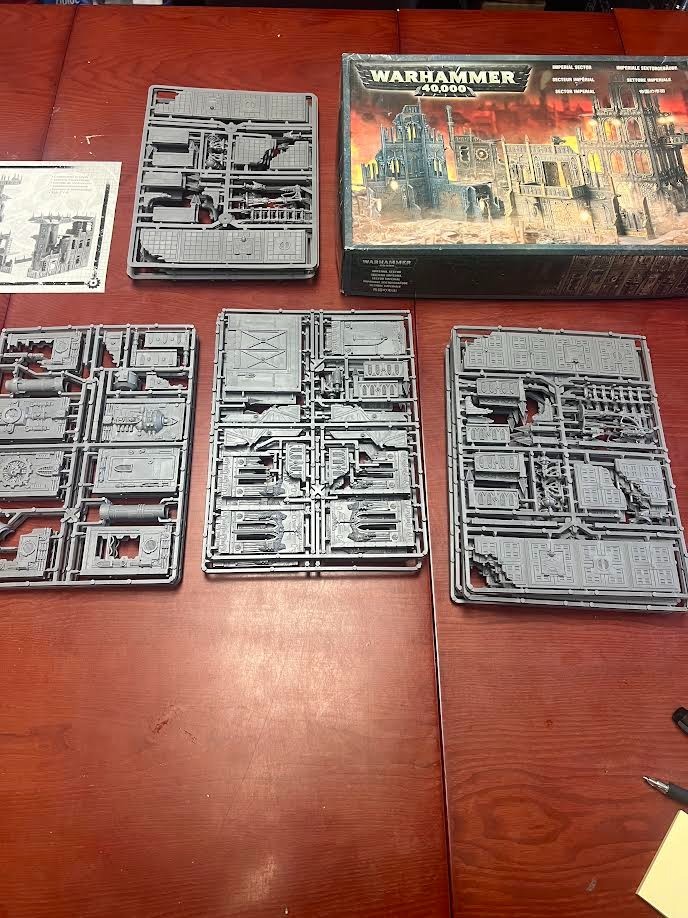 Warhammer 40K Imperial Sector Scenery Set Games Workshop (64-34) SOLD “AS IS”