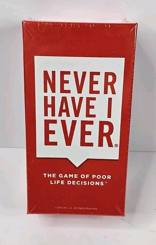 Never Have I Ever Party Card Poor Life Decisions Game Classic Edition Ages 17+