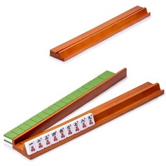 Yellow Mountain Imports American Mahjong Set, 21.7 X 10.6 X 3 Inches, Green