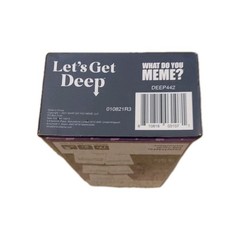 NEW Lets Get Deep Couples Game Intimacy Conversation Cards Date What Do U Meme?