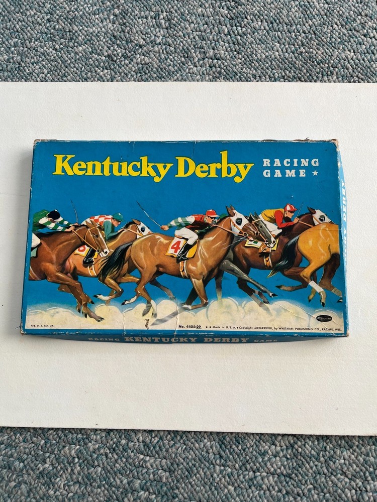WHITMAN VINTAGE HORSE RACING GAME 1938